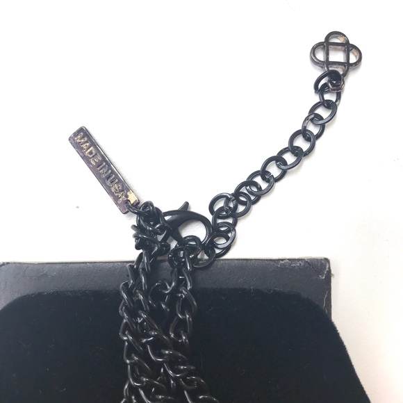 Oscar de la Renta statement runway crystal necklace - Picture 11 of 12